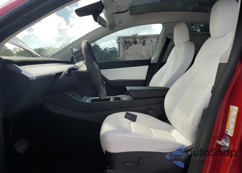 2022 Tesla Model Y из США, поврежденный, VIN 7SAYGDEEXNF458702